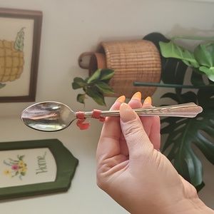 Vintage stainless steel spoons set of (4)
